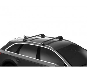 Багажник на интегрированные рейлинги Thule Edge Wingbar Black для Ford Mondeo (mkV)(универсал) 2014→ (TH 7213B-7212B-7206-6018)